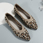 Schwarzer Leopard Slipper - Zoe