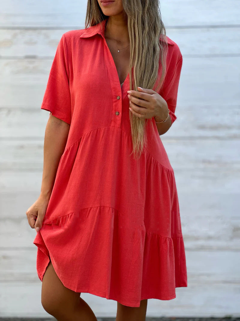 Rotes Sommerkleid - Ella