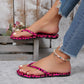 Pinke Leoparden Flip-Flops - Julia