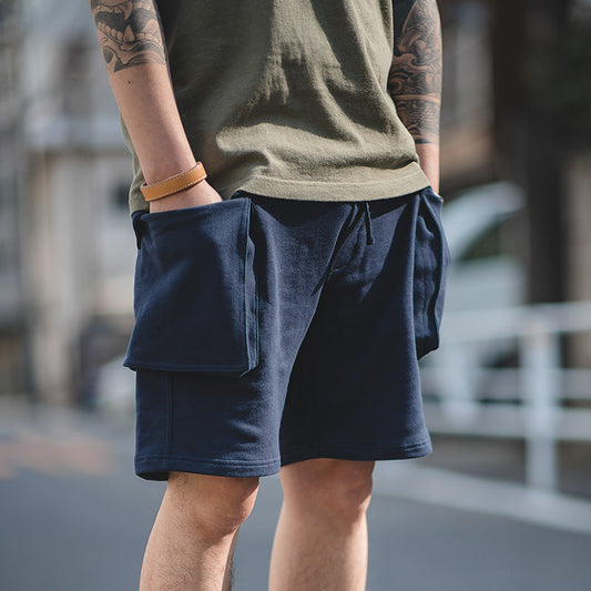 Navy Cargo Shorts - Leon