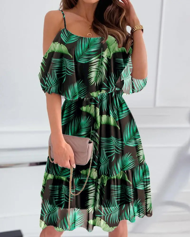 Lily - Florales Sommerkleid mit Volants