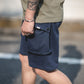 Navy Cargo Shorts - Leon