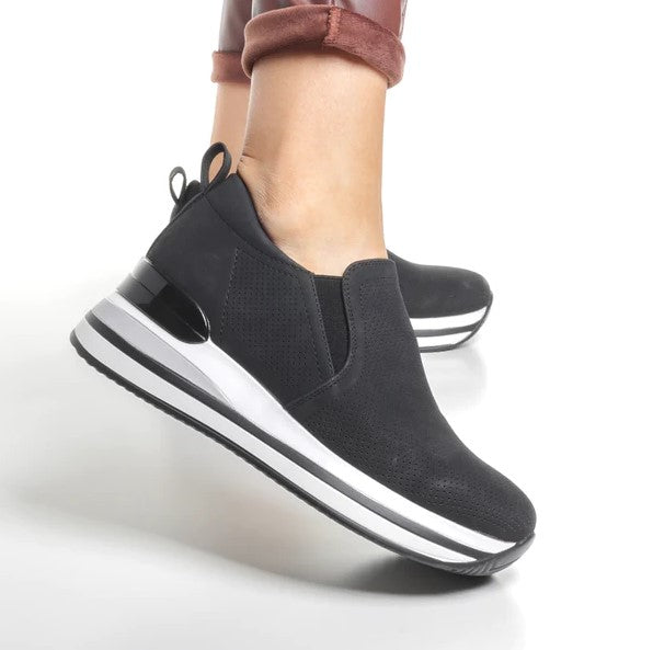 Mia - Sonnengelbe Slip-On Sneaker