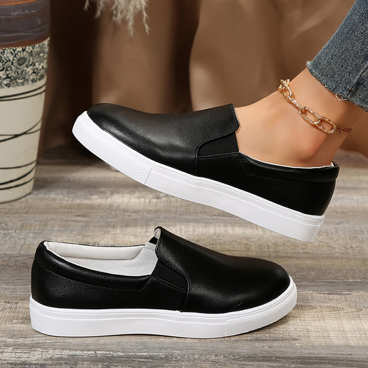 Schwarze Slip-On Loafer - Laura