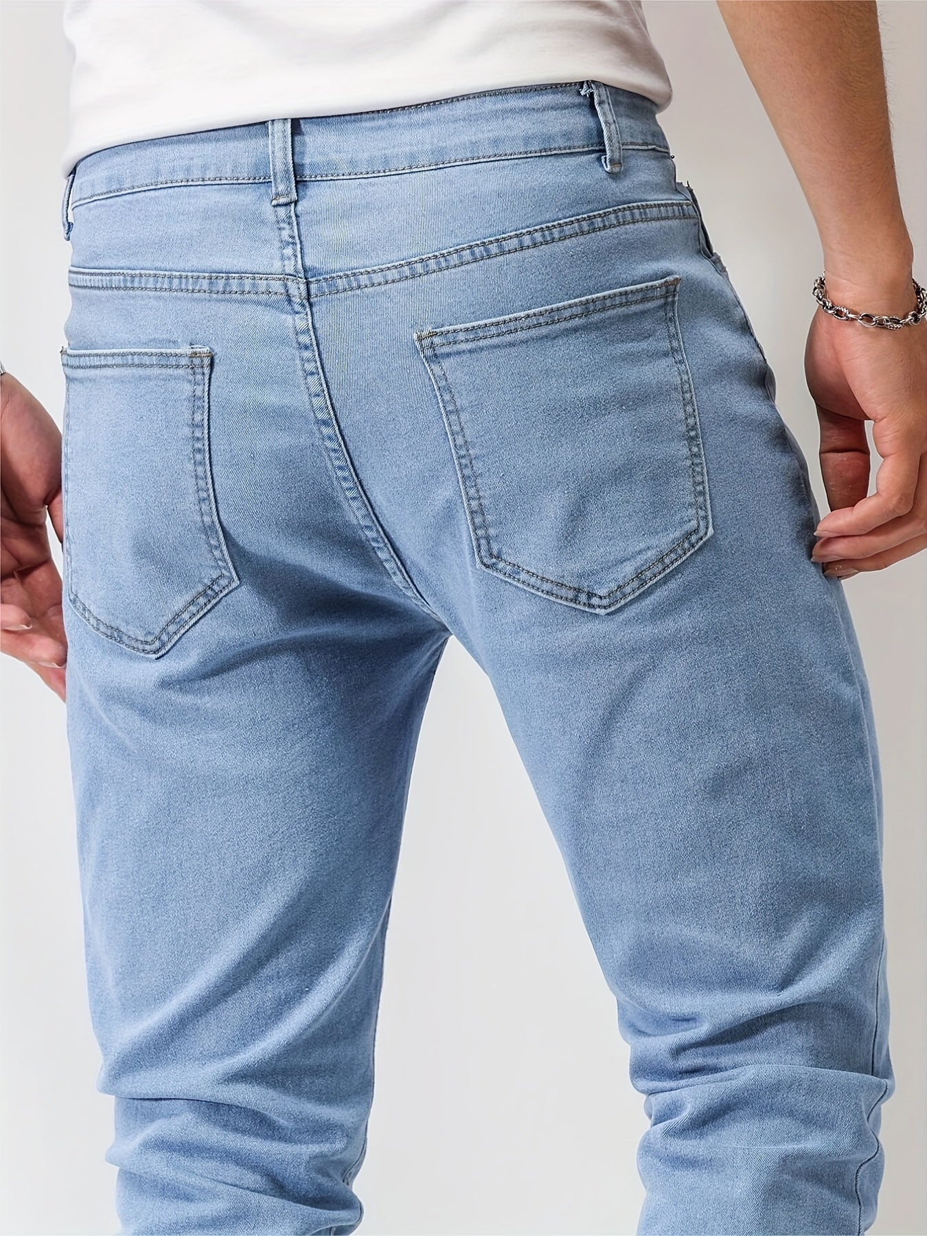 Hellblaue Slim Fit Jeans - Finn