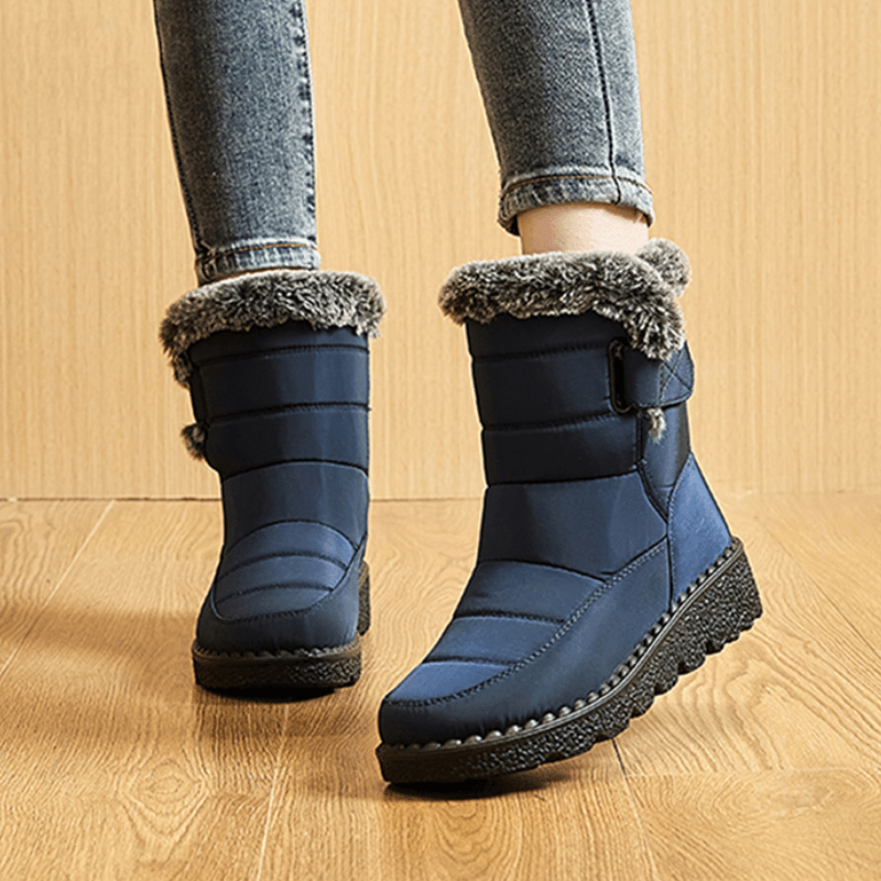 Schneestiefel – Schwarz – Wasserdichte Winterstiefel für Damen