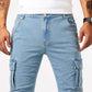 Hellblaue Cargo Jeans - Leon