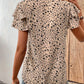 Beige Floral Blouse - Emma