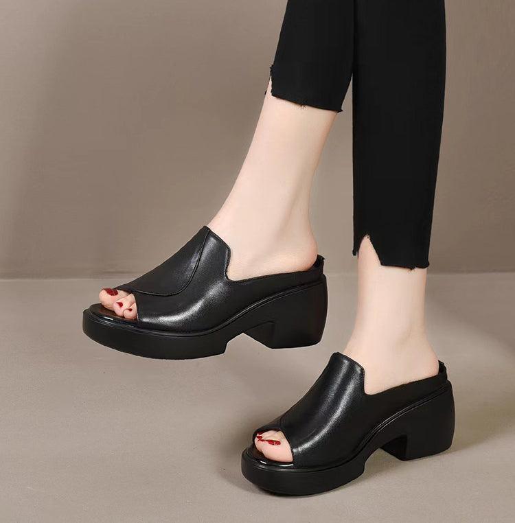 Ava – Schwarze Komfort-Pumps