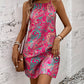 Pinkes Kleid mit Paisley-Muster - Lena