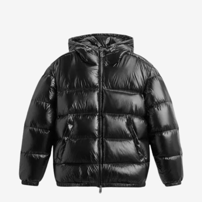 Schwarze Steppjacke – Leon