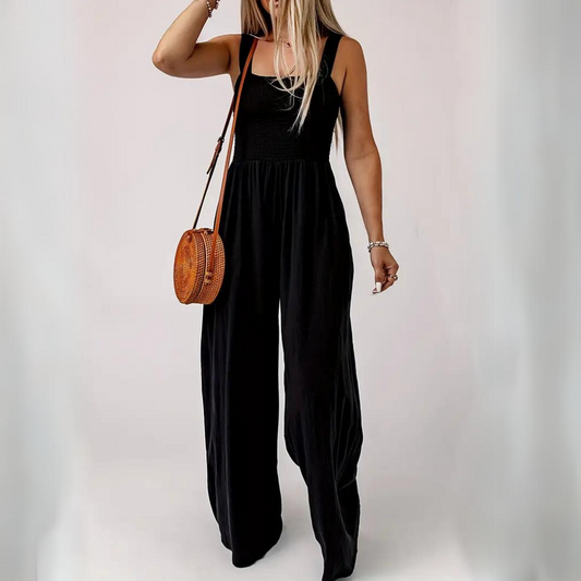 Ärmelloser Jumpsuit – Eleganz & Komfort