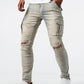 Schwarze Cargo-Jeans Slim-Fit - Finn