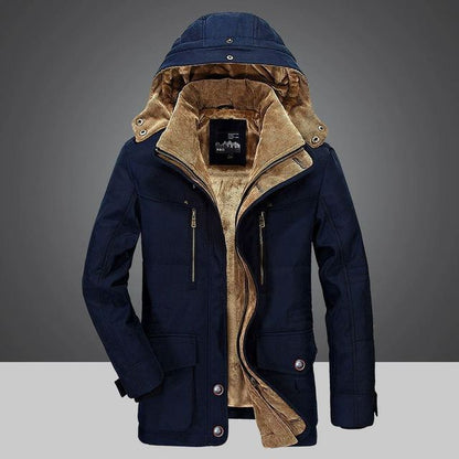 Blauer Premium Winterjacke - Henrik