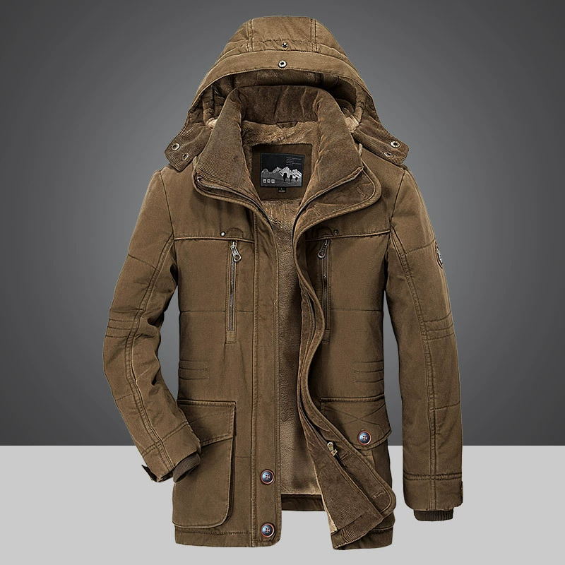 Blauer Premium Winterjacke - Henrik