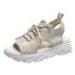 Ella - Beige Damen-Sneakersandalen