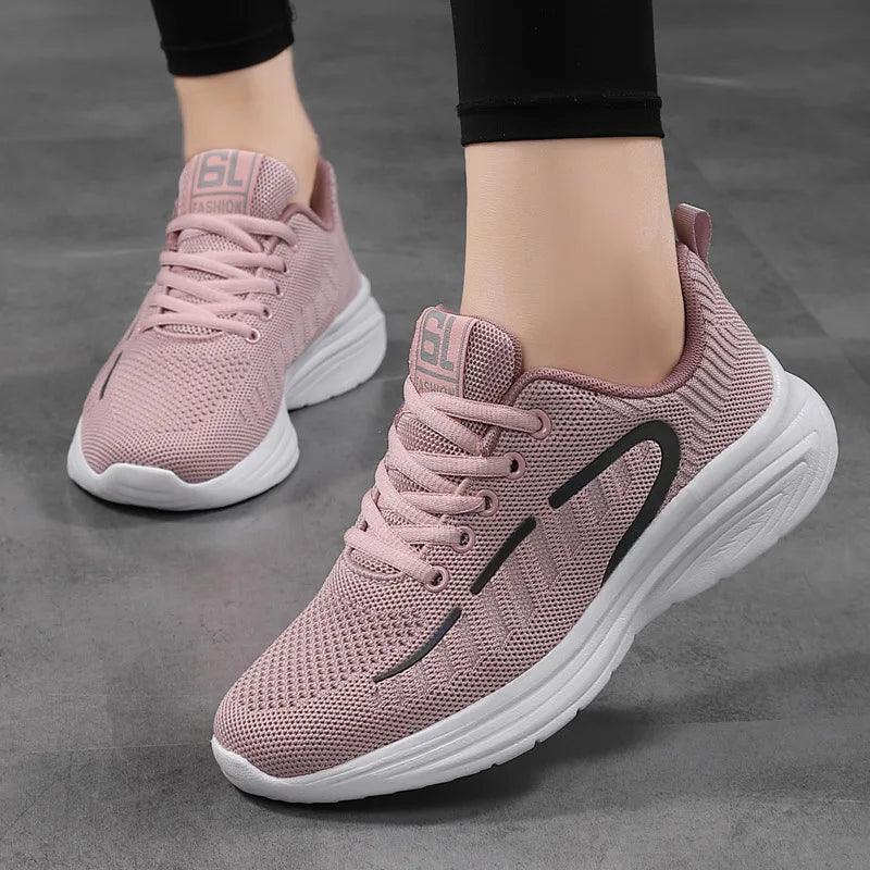 Nina - Mauve Performance Sneakers