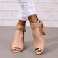 Charlotte - Beige Damen-Sandalen