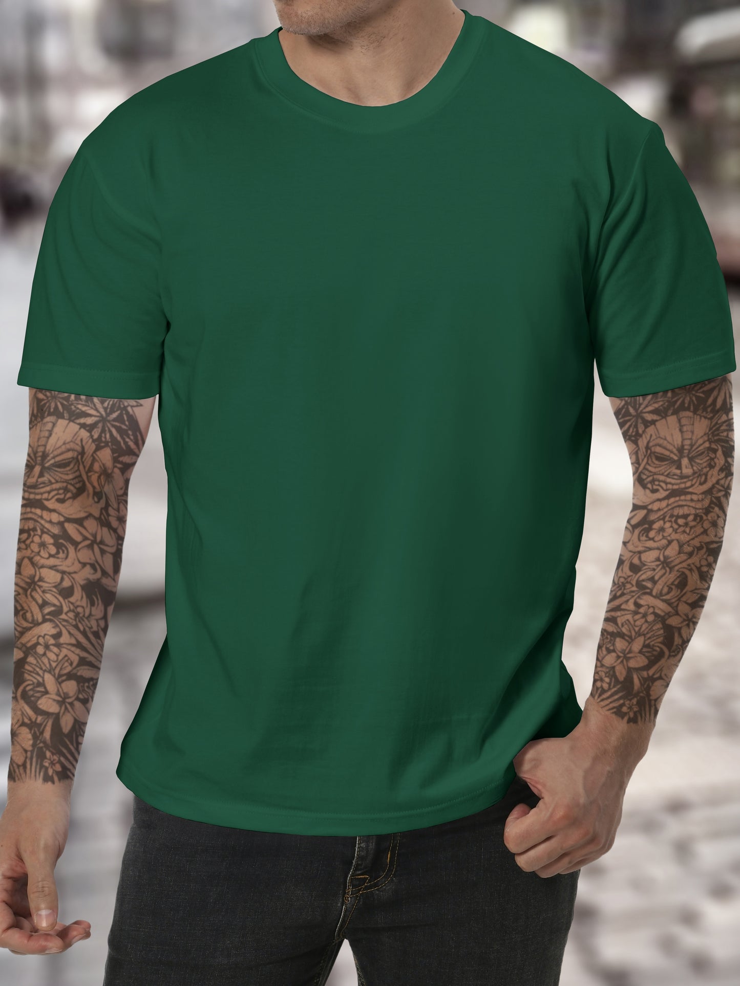 Weiße Basic T-Shirt - Alex