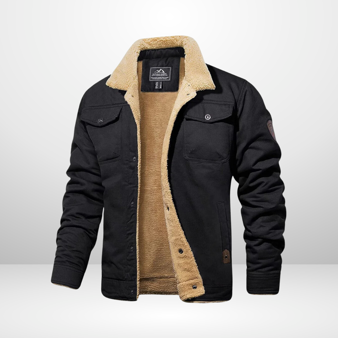 Schwarze Bomberjacke – Luca