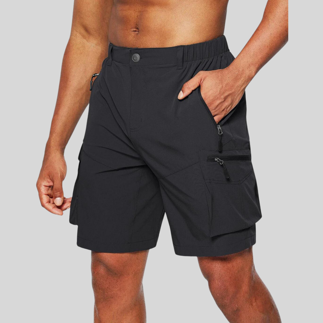 Jan - Herren Cargoshorts in Grau