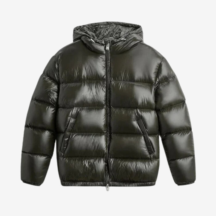 Schwarze Steppjacke – Leon