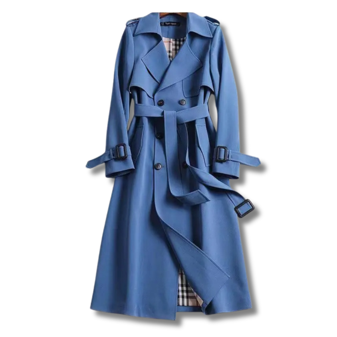 Brauner Eleganter Trenchcoat - Sofia