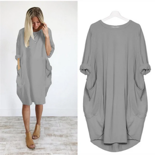 Lässiges Oversize-Tunika-Kleid – Bequem & Modern