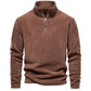 Premium Fleece-Pullover – Luca Khaki