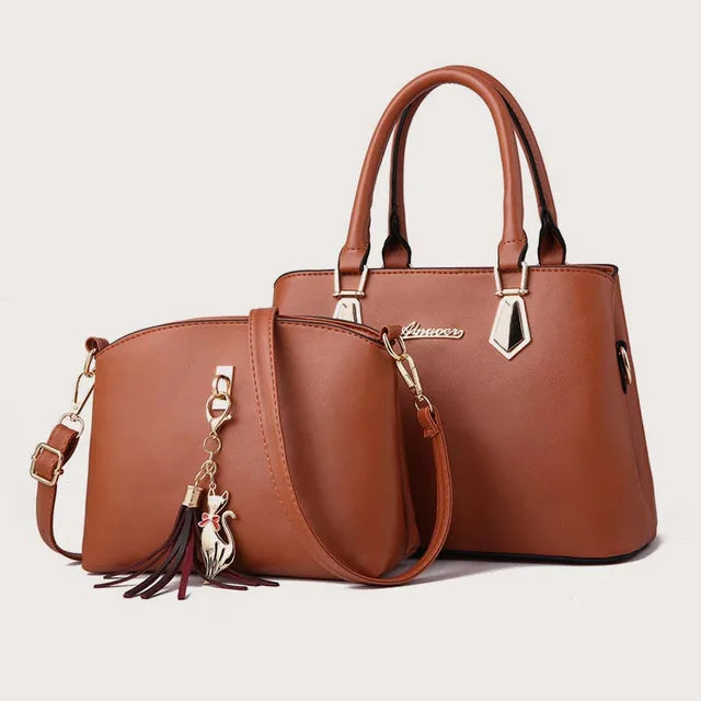 Valentina - Schwarzes Taschenset mit Charme