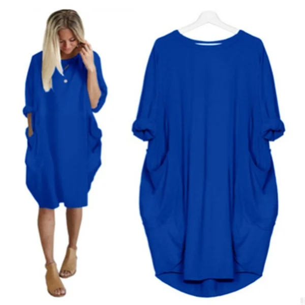 Lässiges Oversize-Tunika-Kleid – Bequem & Modern