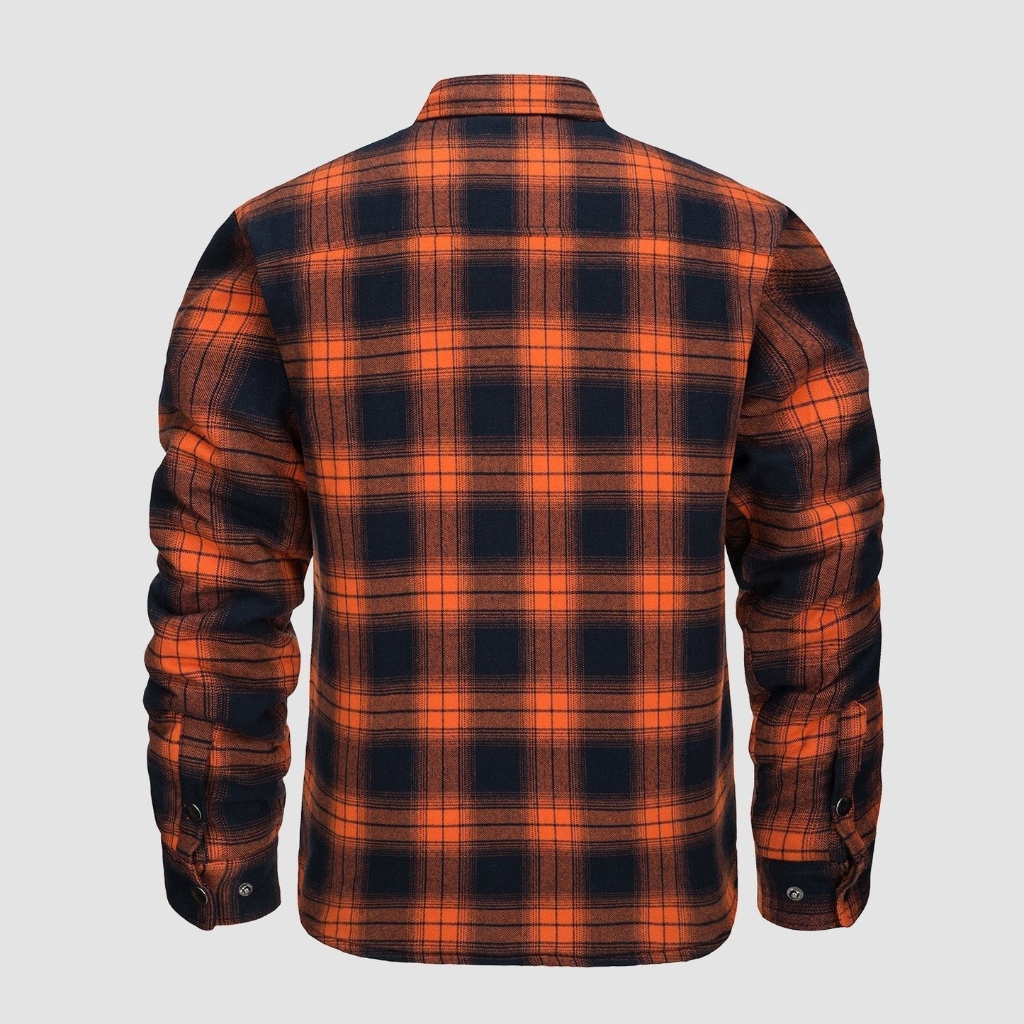 Karierten Bomberjacke Orange – Leon