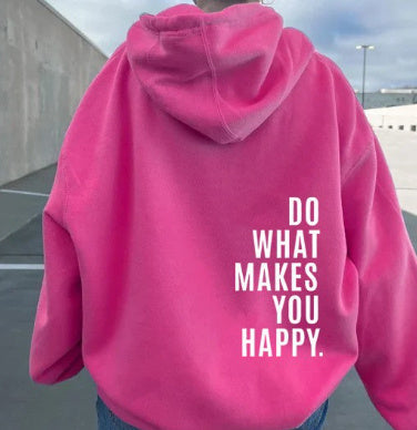 Oversized Kapuzenpullover Rosa - Mila