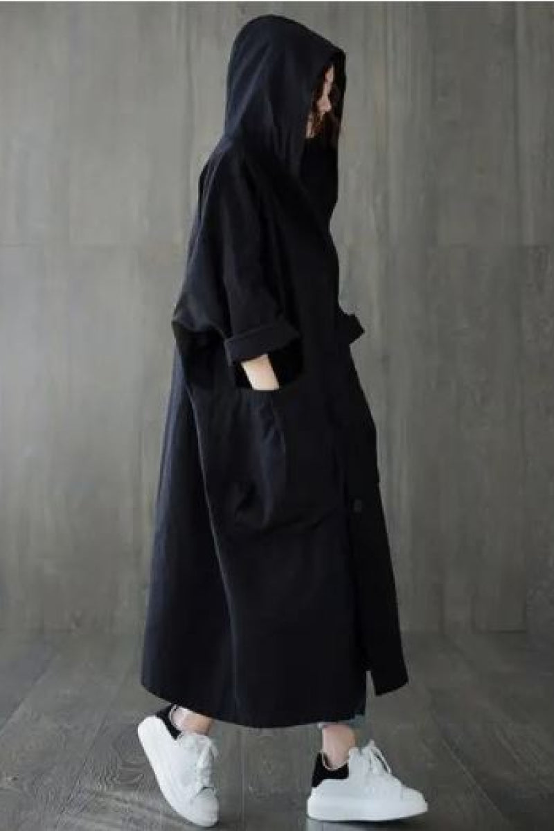 Oversized Windjacke Weinrot - Lina