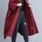 Oversized Windjacke Weinrot - Lina