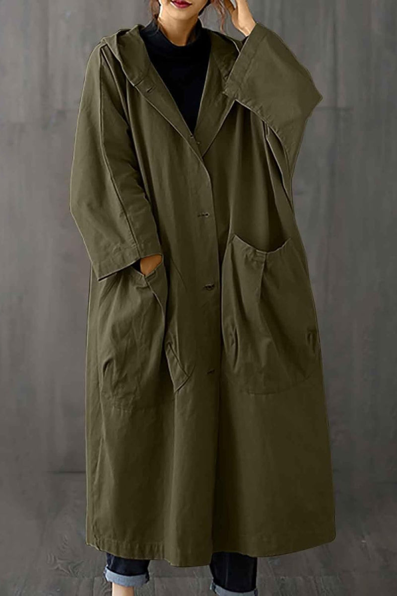 Oversized Windjacke Weinrot - Lina