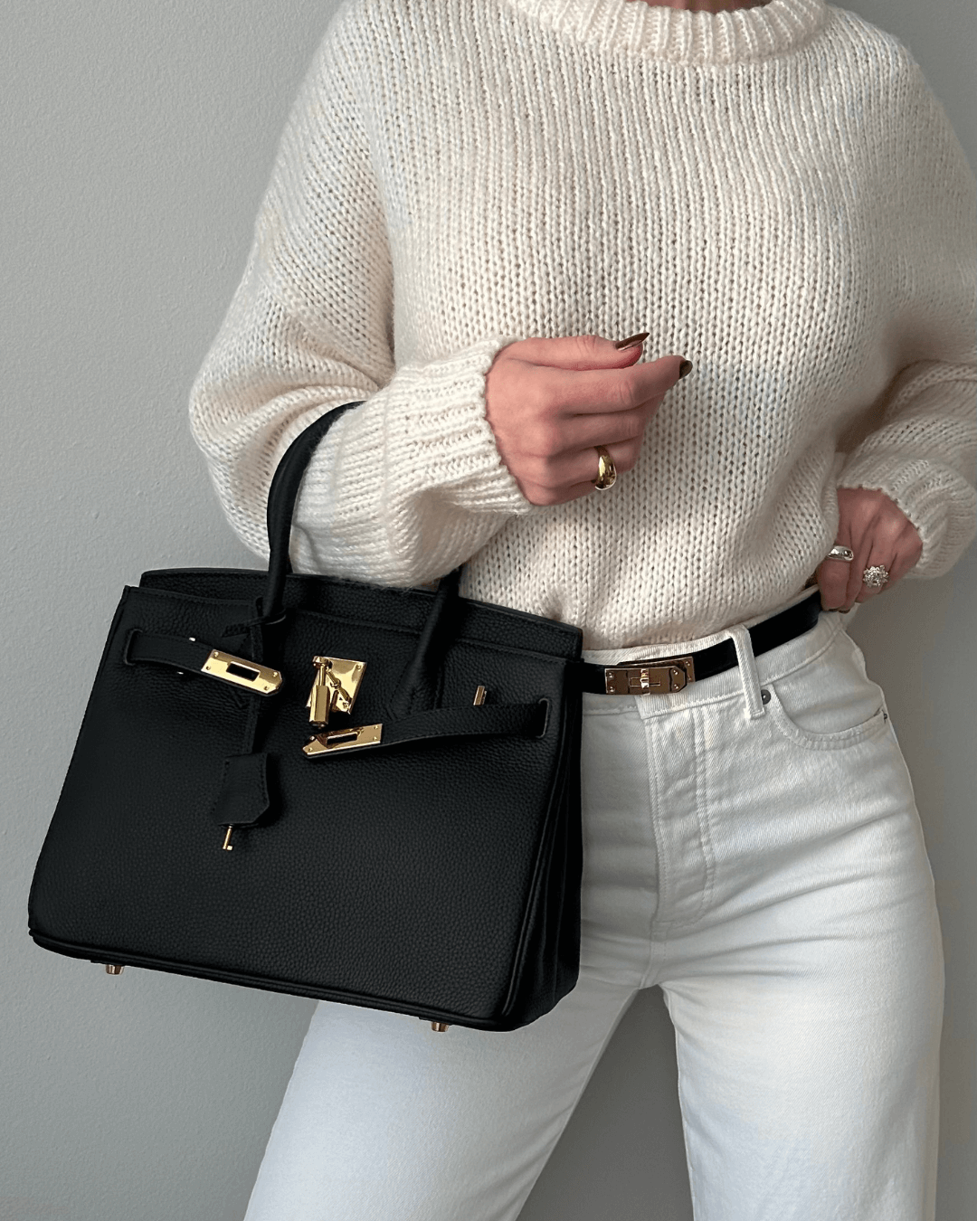 Elegante Designer-Handtasche Braun - Sofia