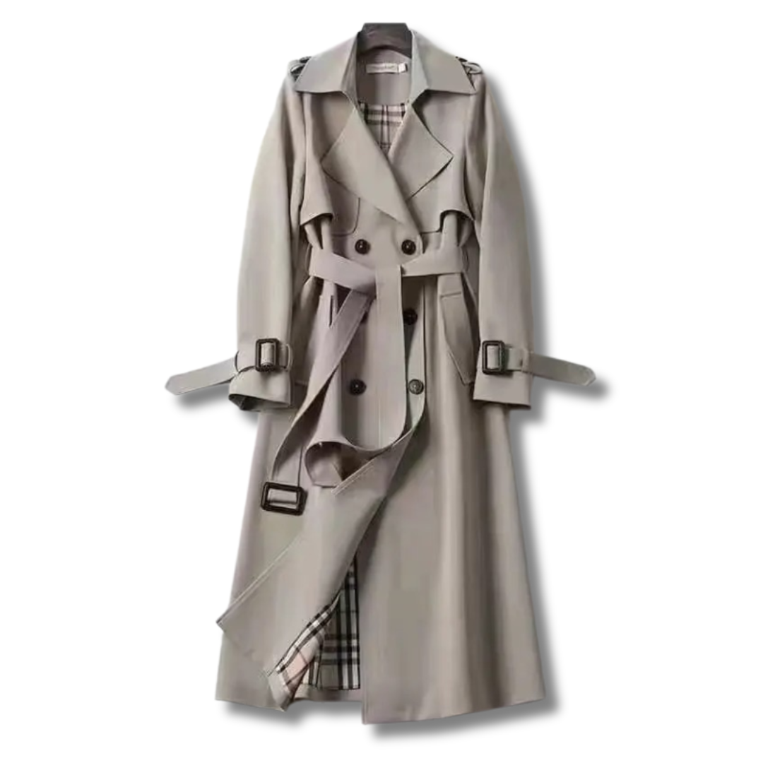 Brauner Eleganter Trenchcoat - Sofia