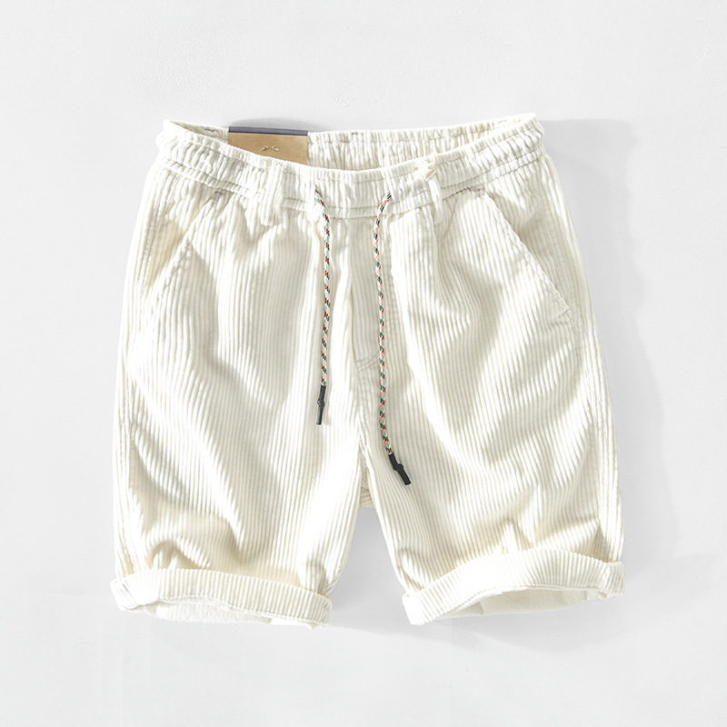 Luftige Sommerliche Cord-Shorts – Entspannter Look