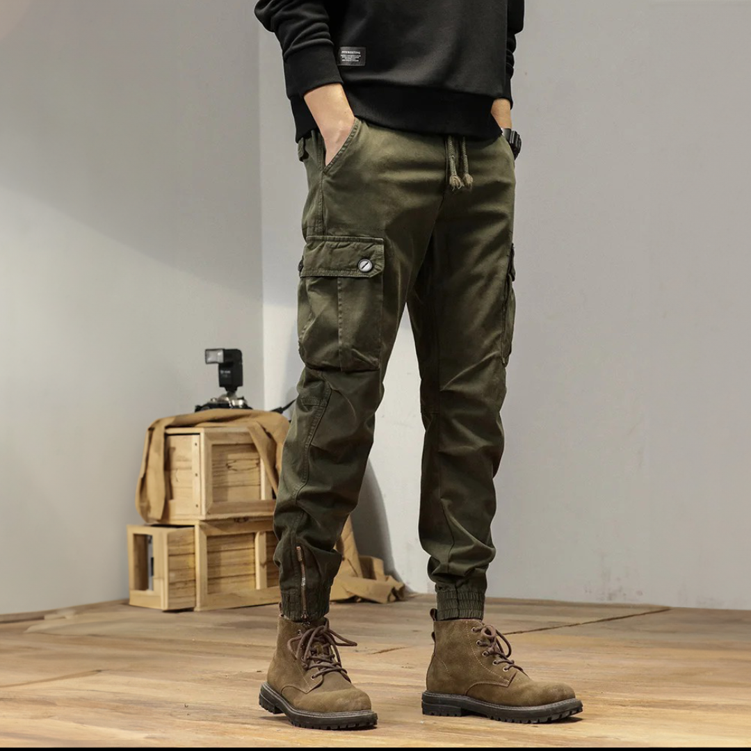 Beige Cargo Pants - Max