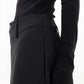 Schwarze Asymmetrische Baggy-Hose - Lina