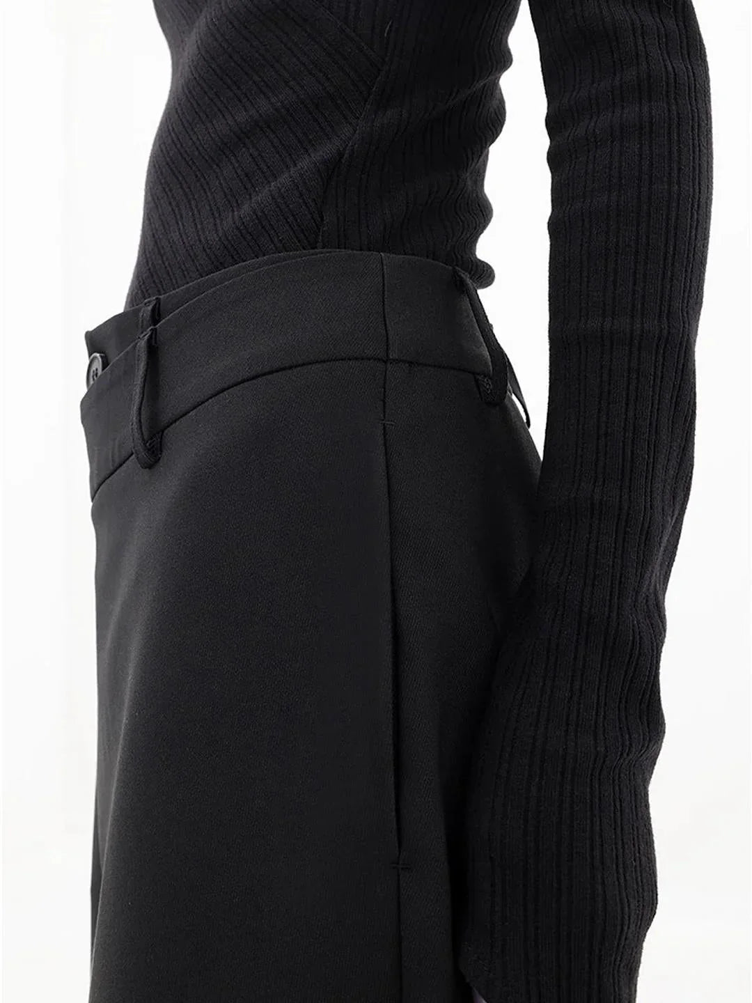 Asymmetrische Hose Schwarz - Zora