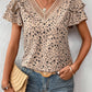 Beige Floral Blouse - Emma