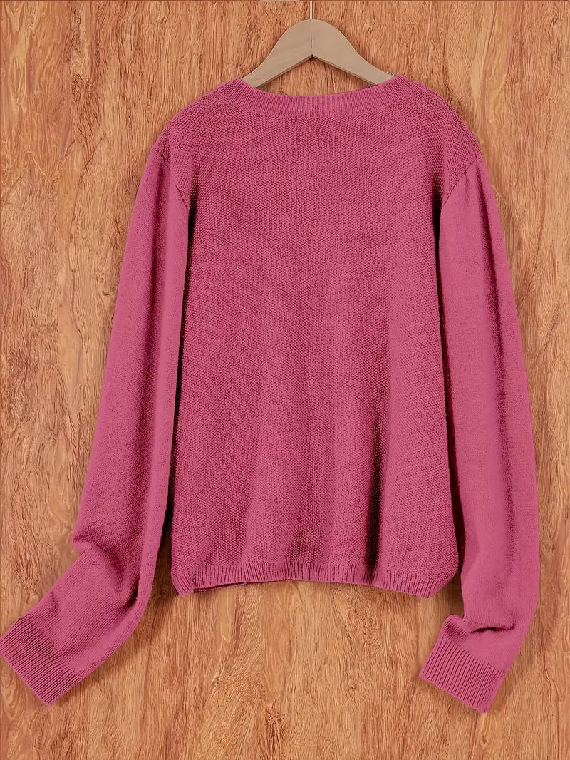 Lässiger Cardigan Rosa - Sophie