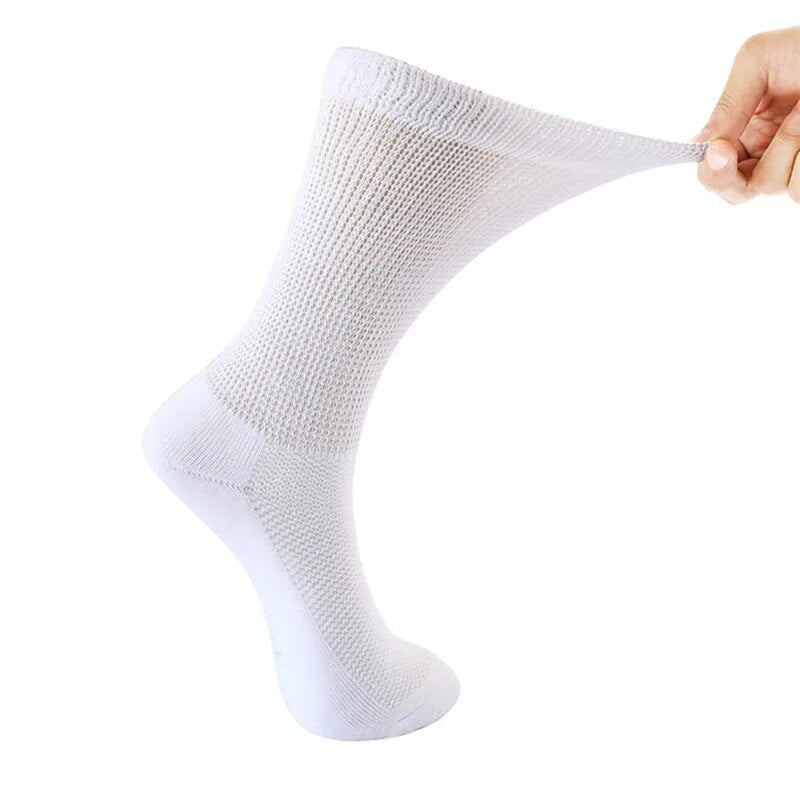 GlycoComfort - Schwarze Diabetiker-Socken