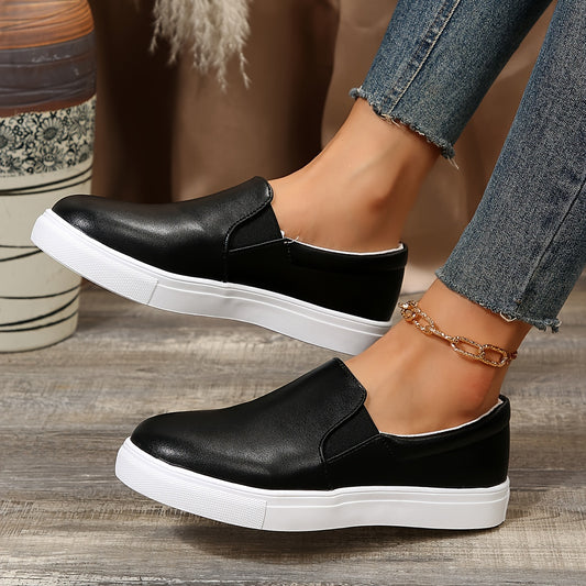 Schwarze Slip-On Loafer - Laura