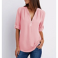 Elegante V-Ausschnitt Bluse – Vielseitig & Chic