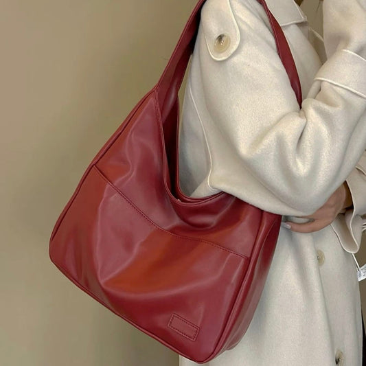 Rote Hobo-Tasche - Clara