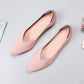 Pointed Wide Toe Box Ballet Flats for Bunions