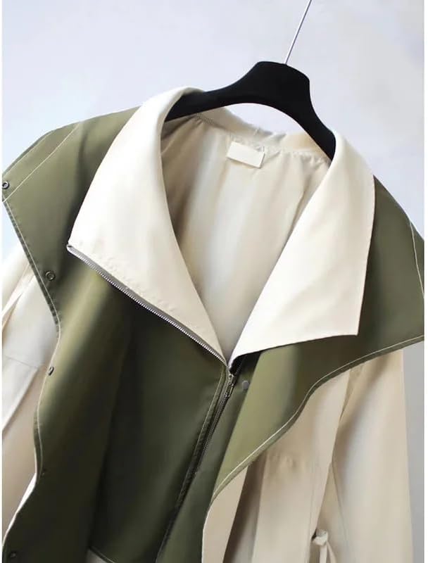 Grüner Eleganter Trenchcoat - Amara